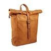 Leather brown Backpack