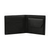 Men's wallet in black leather