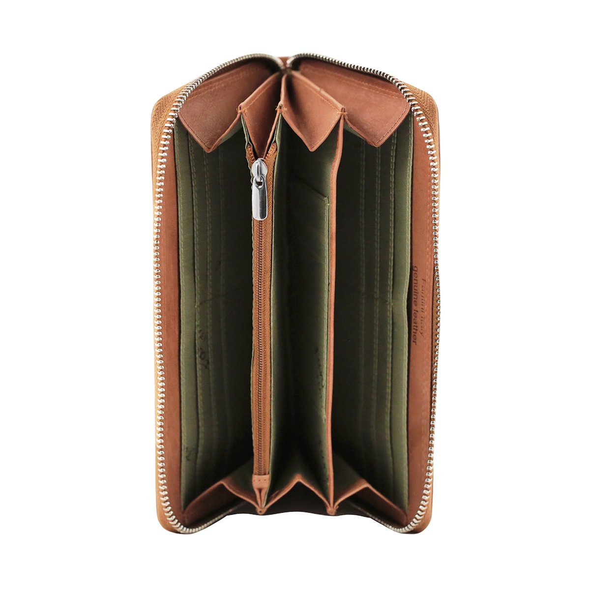 Leather wallet with coin purse