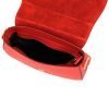 Red shoulder bag