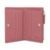 Womens wallet featuring a lively pink interior