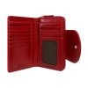 True artisan-crafted natural ruby leather wallet tailored for women