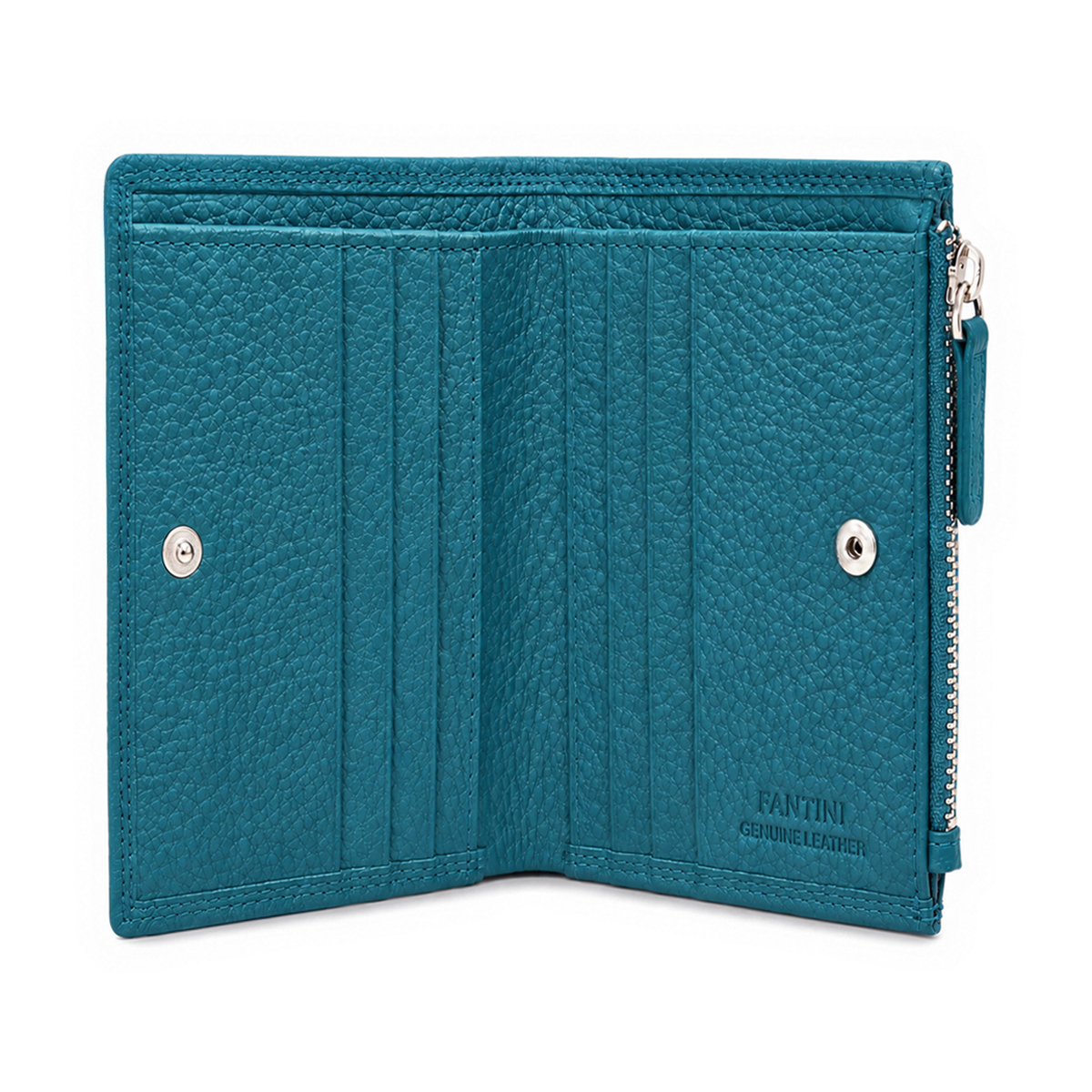 Turquoise designed to be open at the front